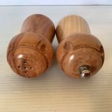 Salt and pepper wooden champagne cork