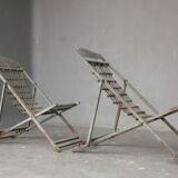 Chairs long time 1900 outside metal