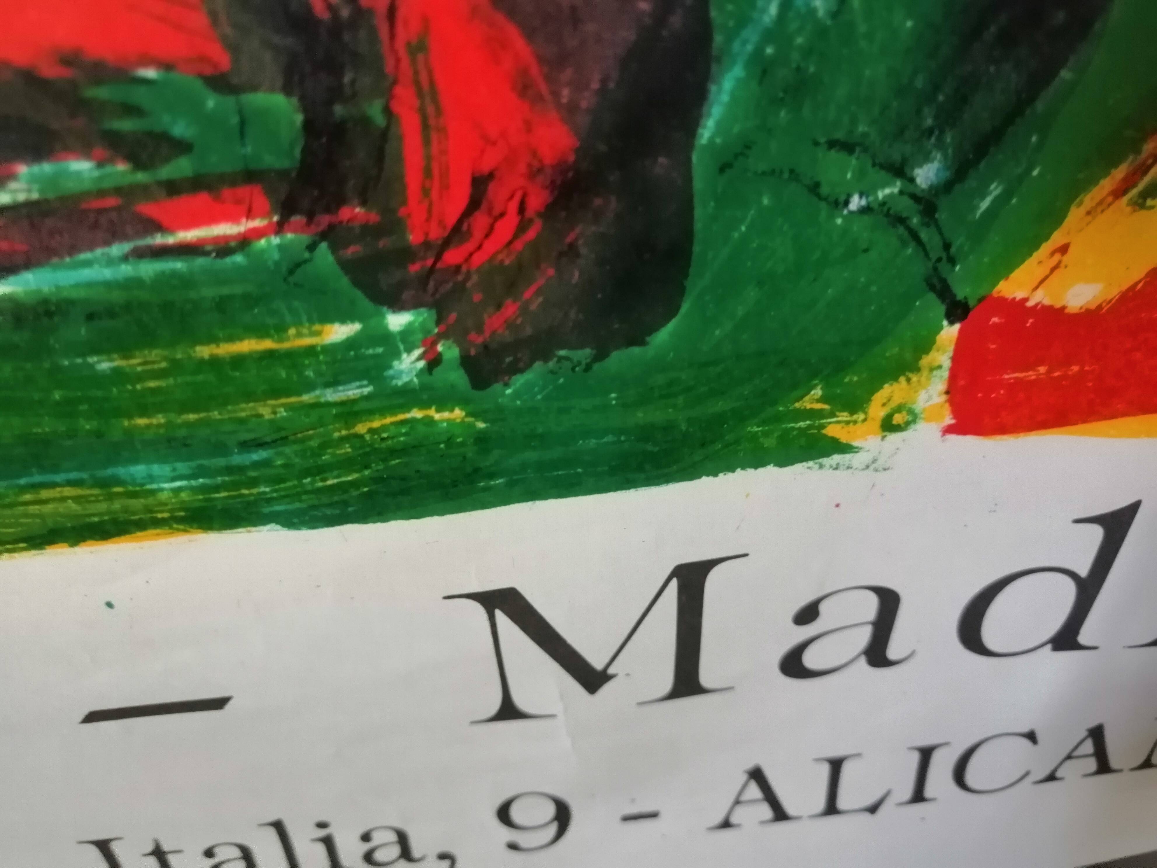 Affiche originale Bengt Lindström ARCO 86 Madrid  1986