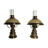 Paire lampes J. P. Rickaert