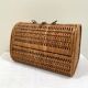 Wicker rattan basket from the 70s