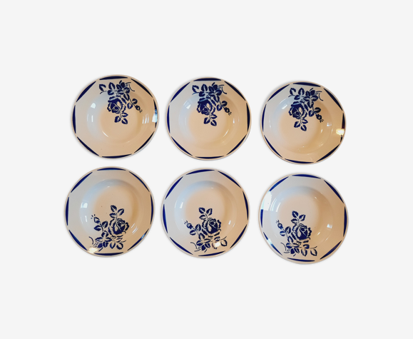 Set 6 assiettes creuses Badonviller