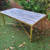 Carrara marble coffee table