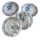 7 old flat plates Terre de fer