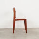 Ensemble de quatre chaises en teck, design danois, années 1970, production: Danemark