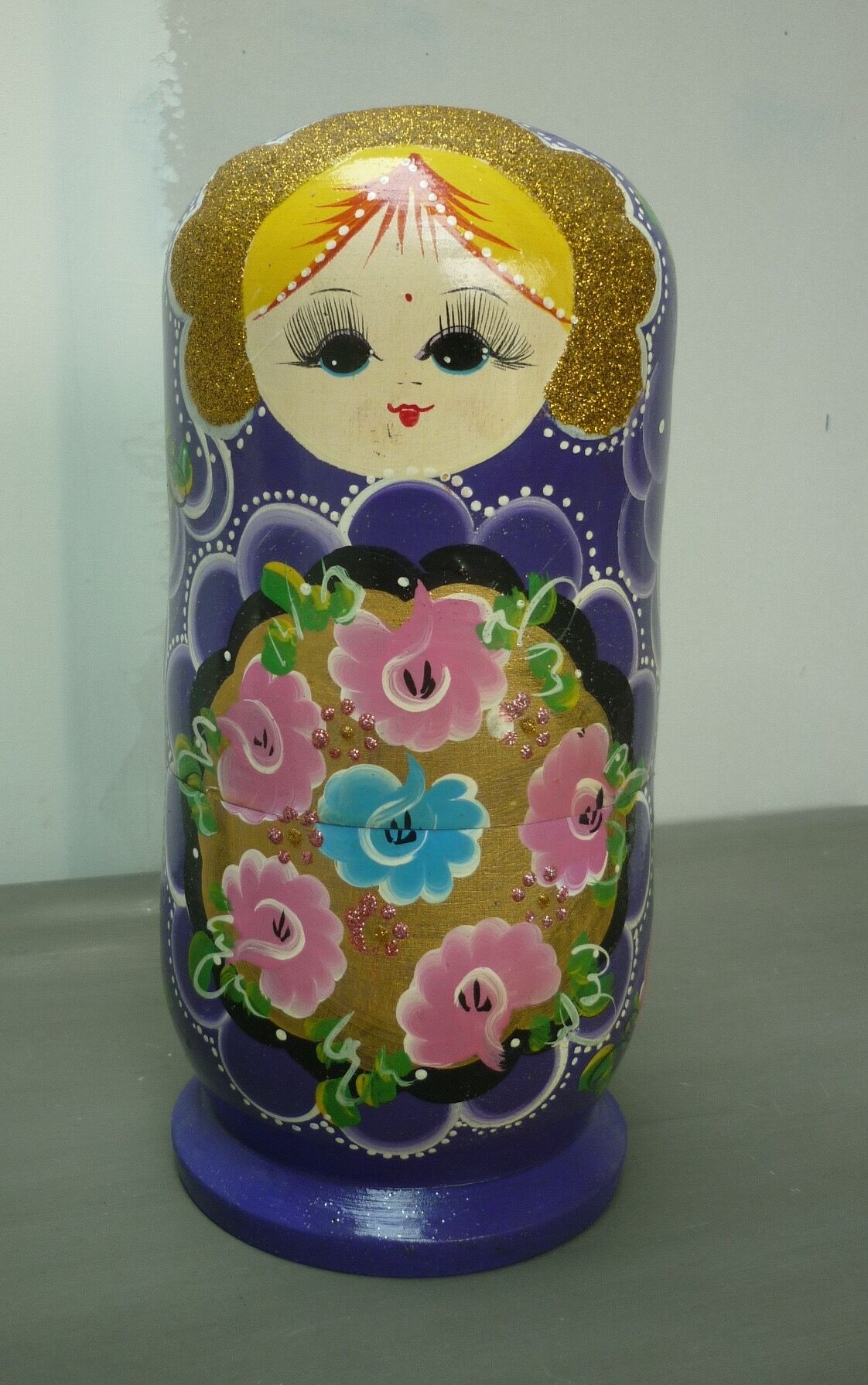 Russian dolls 10 vintage matriochkas