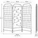 Antique wrought iron screen
