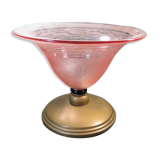 Cut fruit by Schneider glass crystal pink art deco