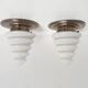 Set of 2 triangle GISO ceiling lamps, 1960’s
