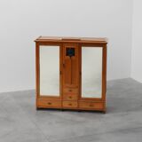 Armoire de style Art Nouveau avec plaquette signée par Geo Vervanck, Belgique