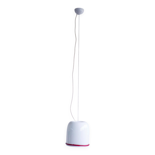 Suspension en verre Ettore Sottsass pour Vistosi, Italie, années 1970
