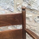 Rustic mulched armchair