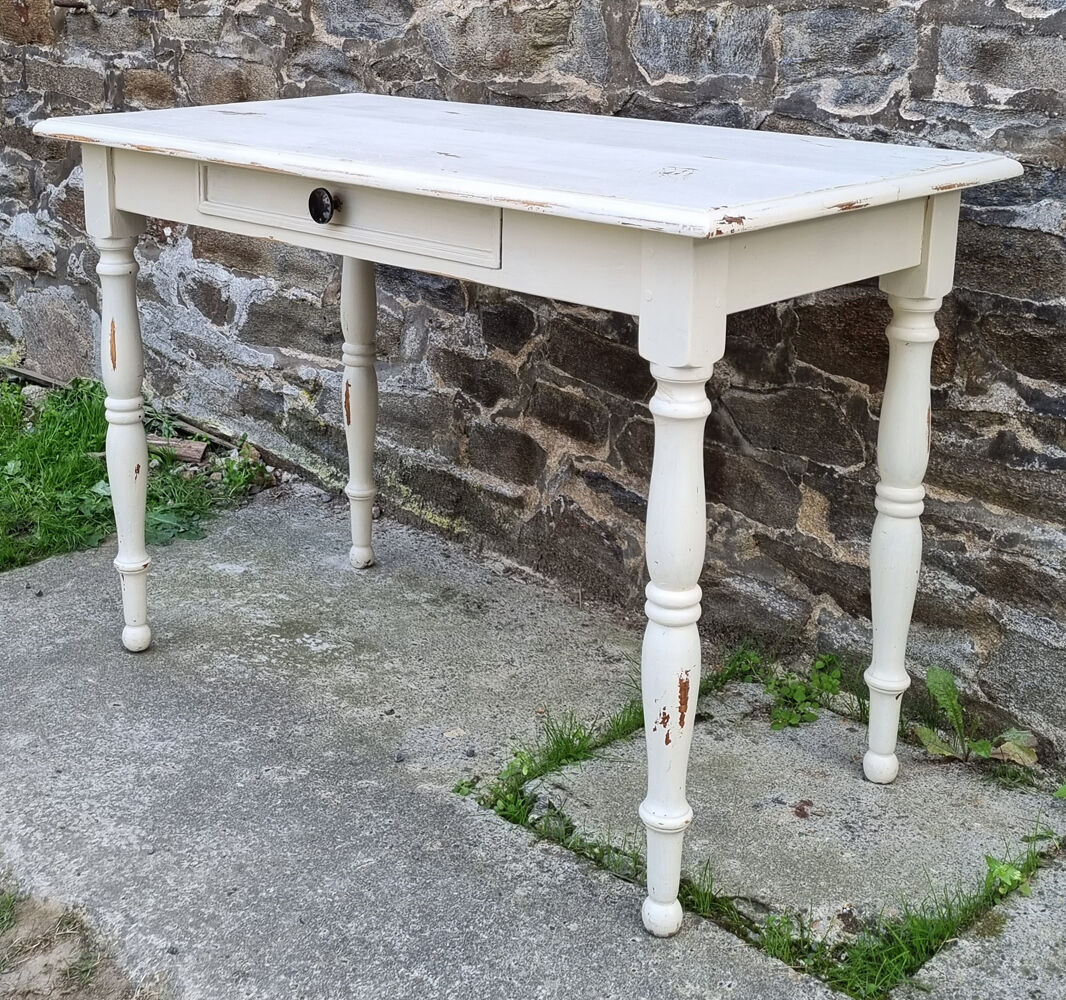 Luterma table and chairs set, shabby chic, 40s