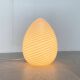 Vintage Murano glass egg floor lamp whirlpool by Vetri Murano
