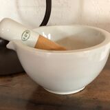 Porcelain mortar with pestle