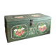 Hand-painted wooden trunk