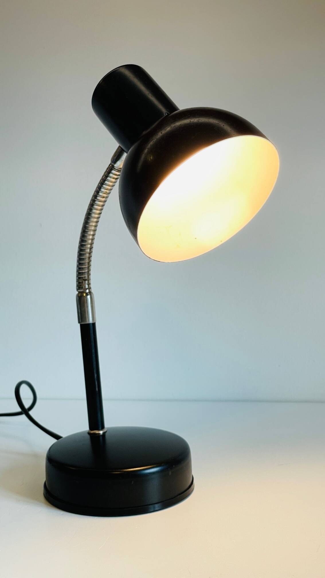 Lampe de bureau industrielle vintage