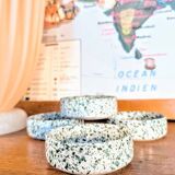 set of 4 green terrazzo effect ramekins