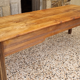 Solid oak farmhouse table, a drawer, vintage, early twentieth century.