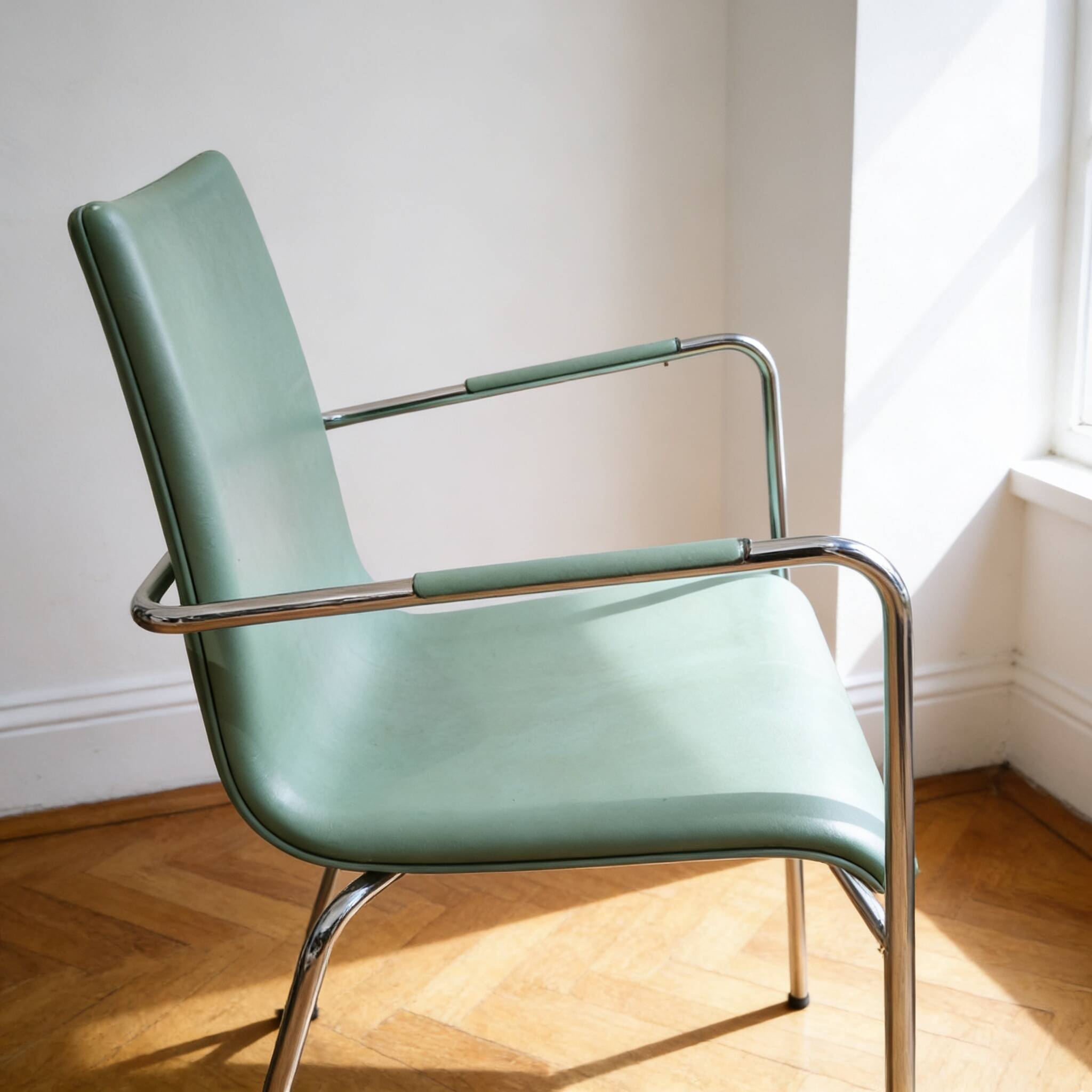Set of 8 designer visitor chairs
