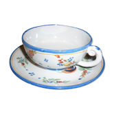 Set coffee-tea rooster decorations