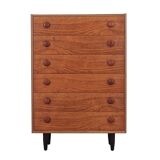 Commode en teck, design danois, années 1960, production : Danemark