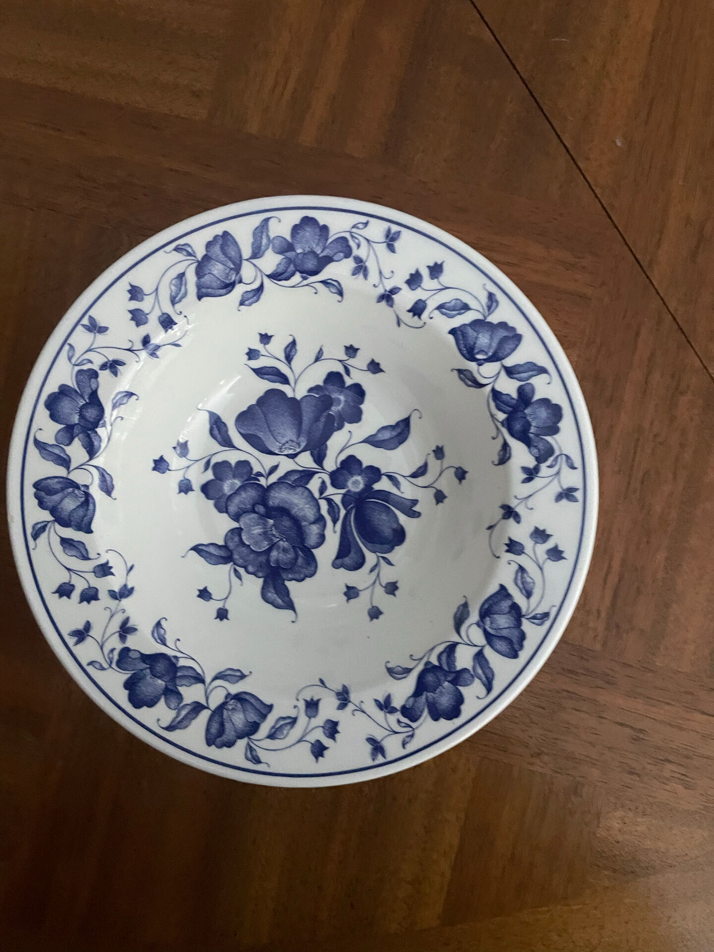 Service de table, ancien bleu–27 pièces