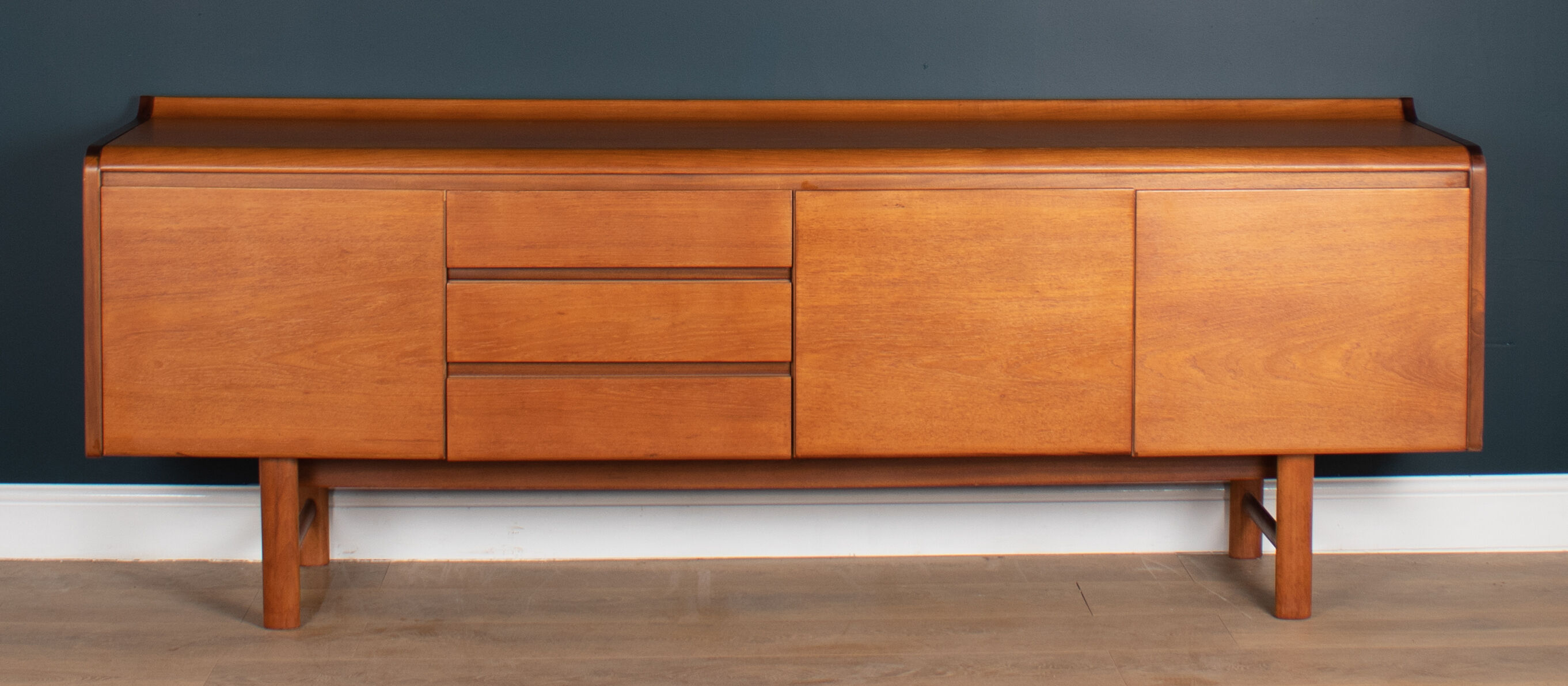 Restored Teak Retro 1960s Long White & Newton Petersfield Sideboard