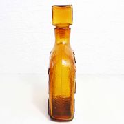 Carafe en verre ambré Empoli, Italie 1960