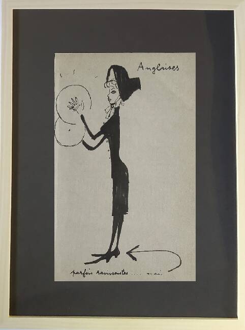 Illustrations Daninos from 1962 "The English Women"