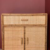 rattan chest of drawers