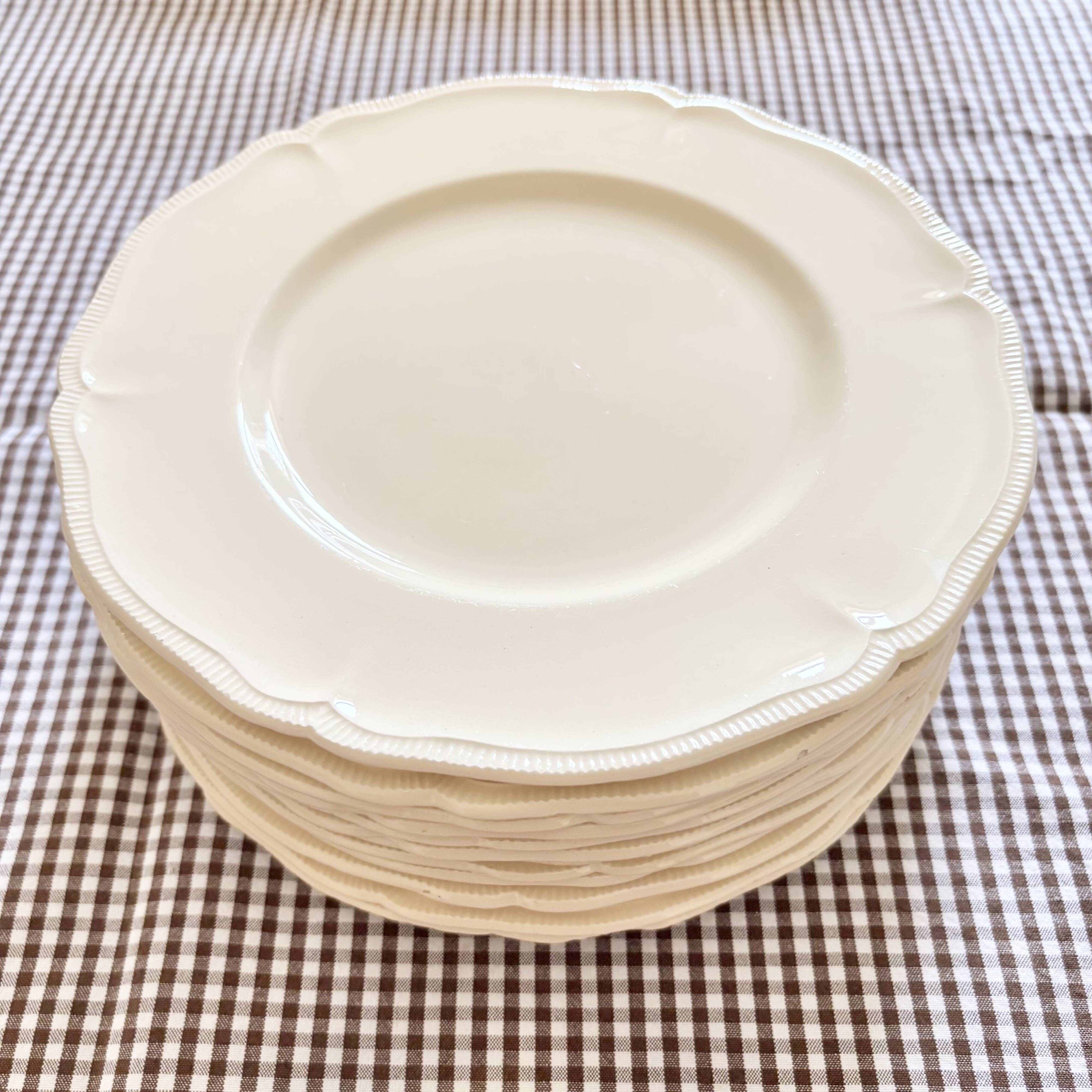 Set of Longchamp dinner plates (Terre de Fer)