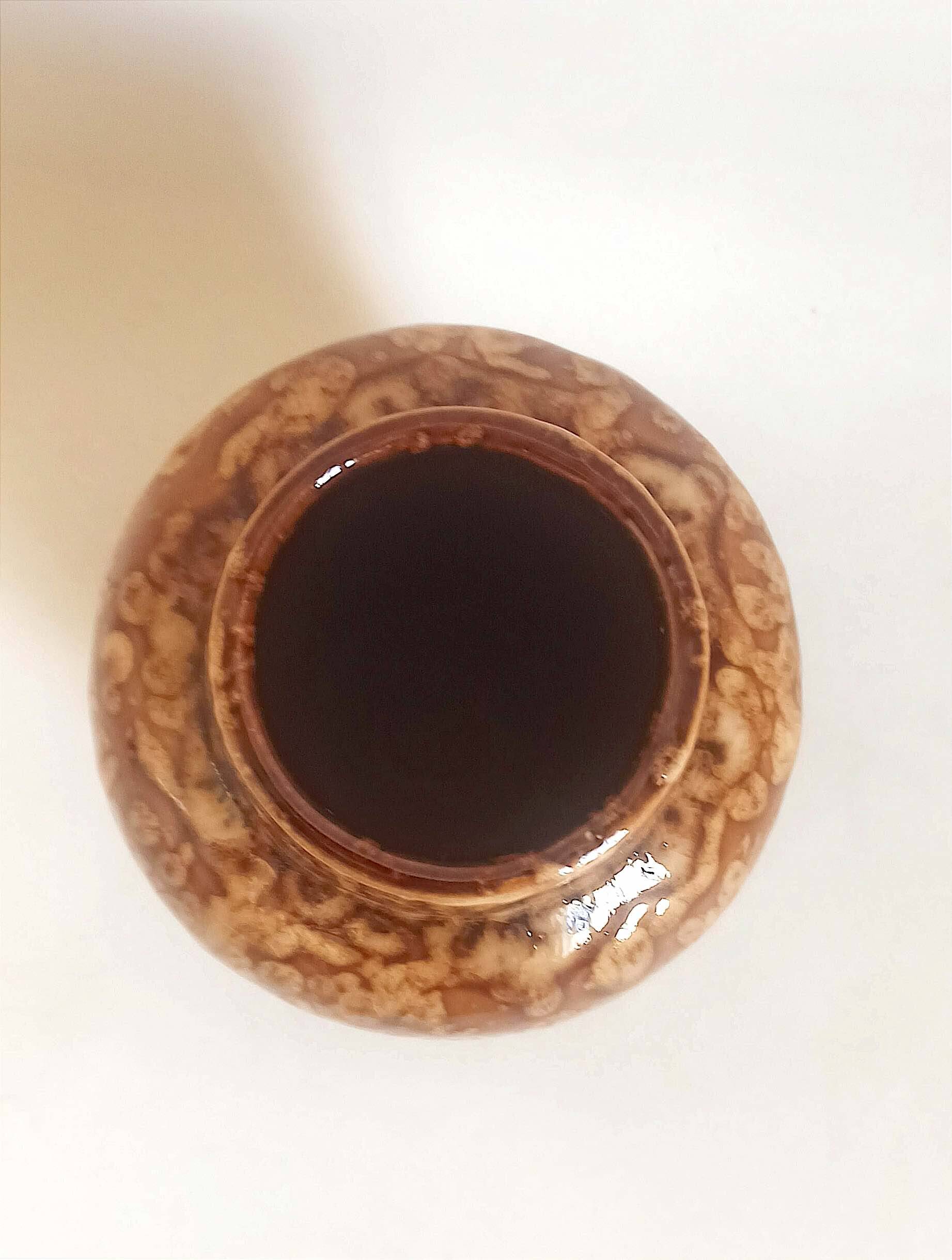 West Germany ceramic vase 1970s Height 21 cm