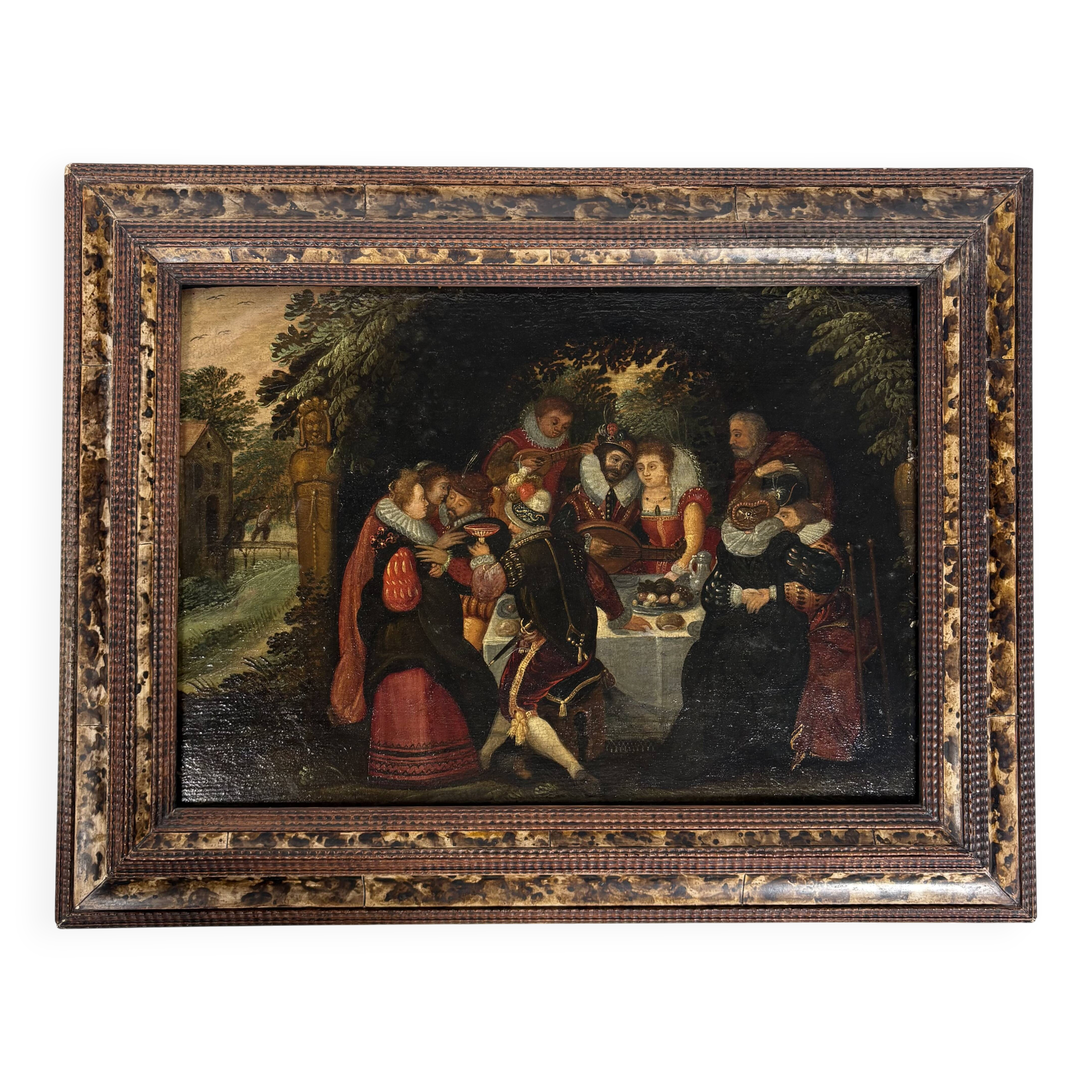 Attribué à david vinckboons  (1576-1629) ecole flamande du xviième siècle