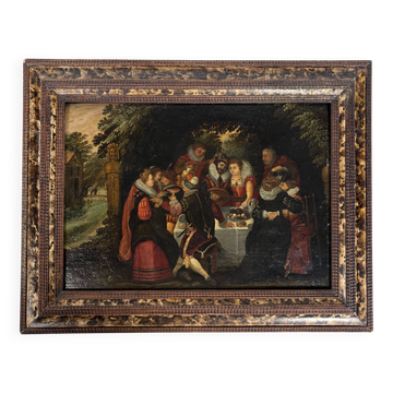 Attributed to david vinckboons (1576-1629) flemish school of the 17th century