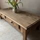 Low farmhouse table