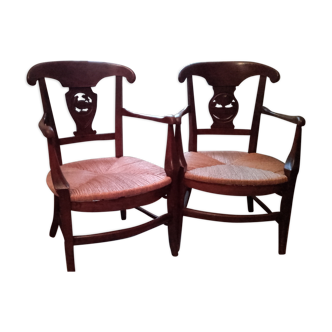 Pair of armchairs