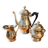 Silver-plated metal coffee service