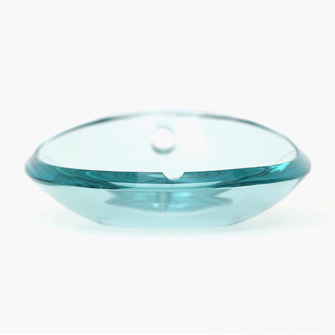 Oval crystal ashtray, 1960s