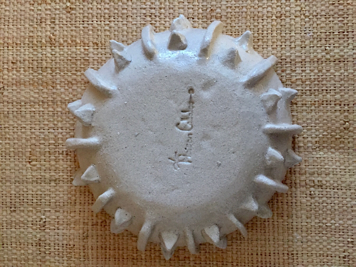 Handmade stoneware cutting