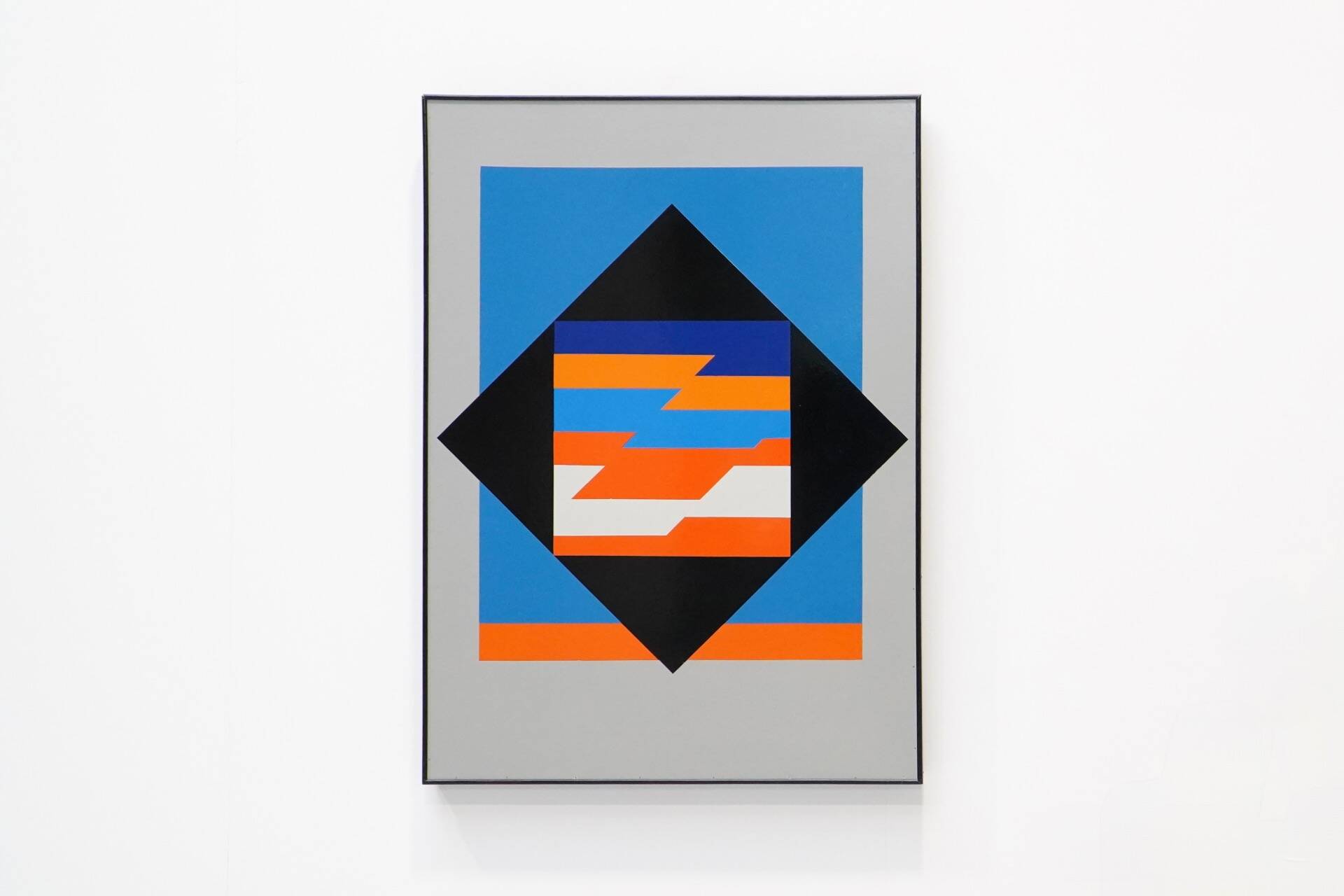Guy Vandenbranden, Early XL Geometric Abstract Composition