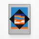 Guy Vandenbranden, Early XL Geometric Abstract Composition