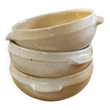 Set of 3 small individual dishes "Maëlys"