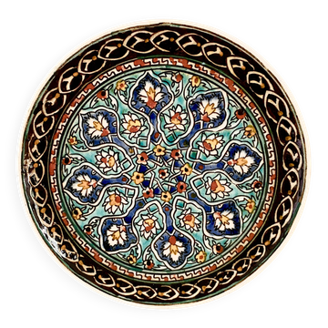 Assiette décorative orientale