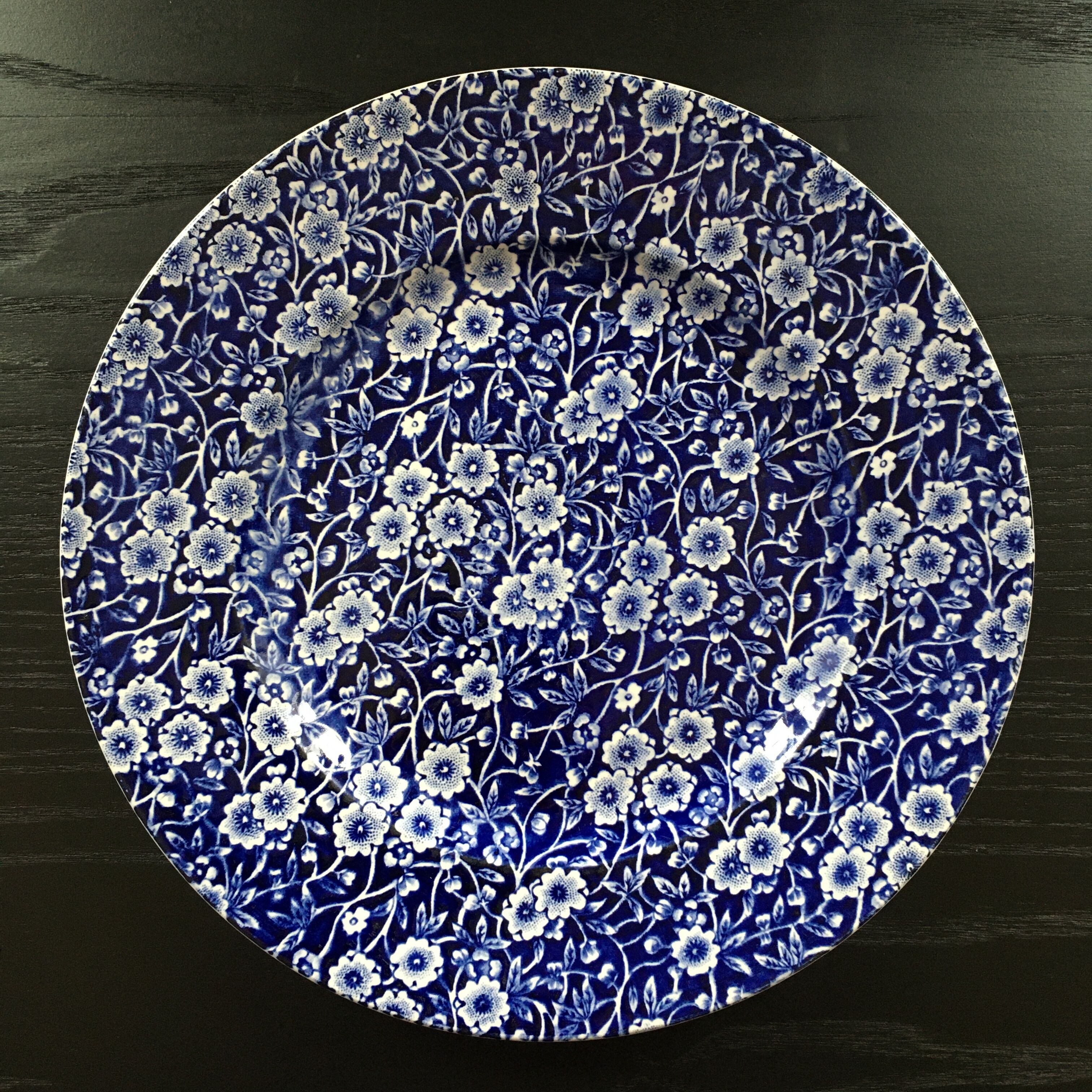 Blue Liberty Style English Plate