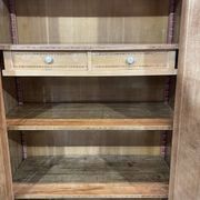 Art Deco bedroom wardrobe in walnut burl, made in the 1940s