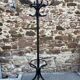 Antique French Art Deco parrot coat rack, bentwood