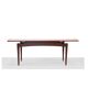 Louis Van Teeffelen teak coffee table with mosaic inlay
