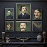 Old portrait - “The mustachioed” series