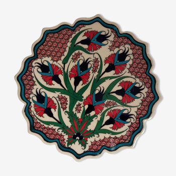 Dessous de plat trivet turc fleuri